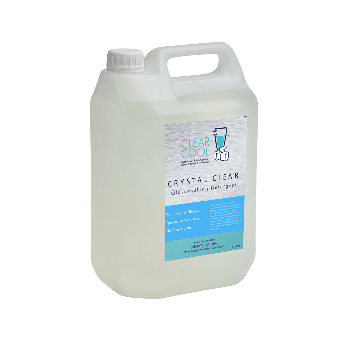 Crystal Clear Glass Washer Detergent - Pack of 2