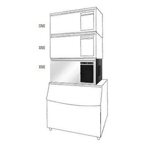 Hoshizaki 210KG Cubed Ice Maker (Requires Storage Bin) - IM-240DNE/XNE - Clear Cool