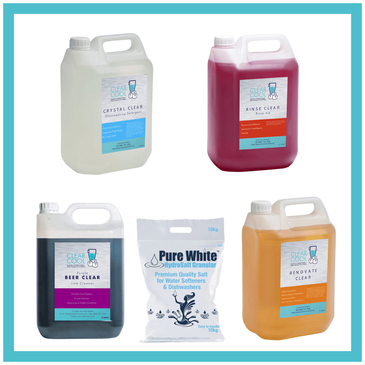 Glass Washer Detergent Install Pack