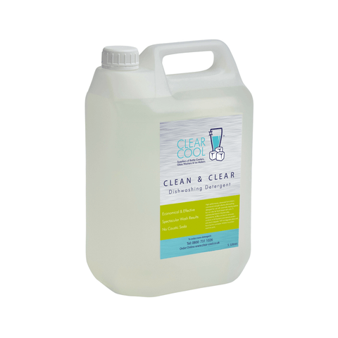 Clean & Clear Dish Washer Detergent - Pack of 4 - Clear Cool