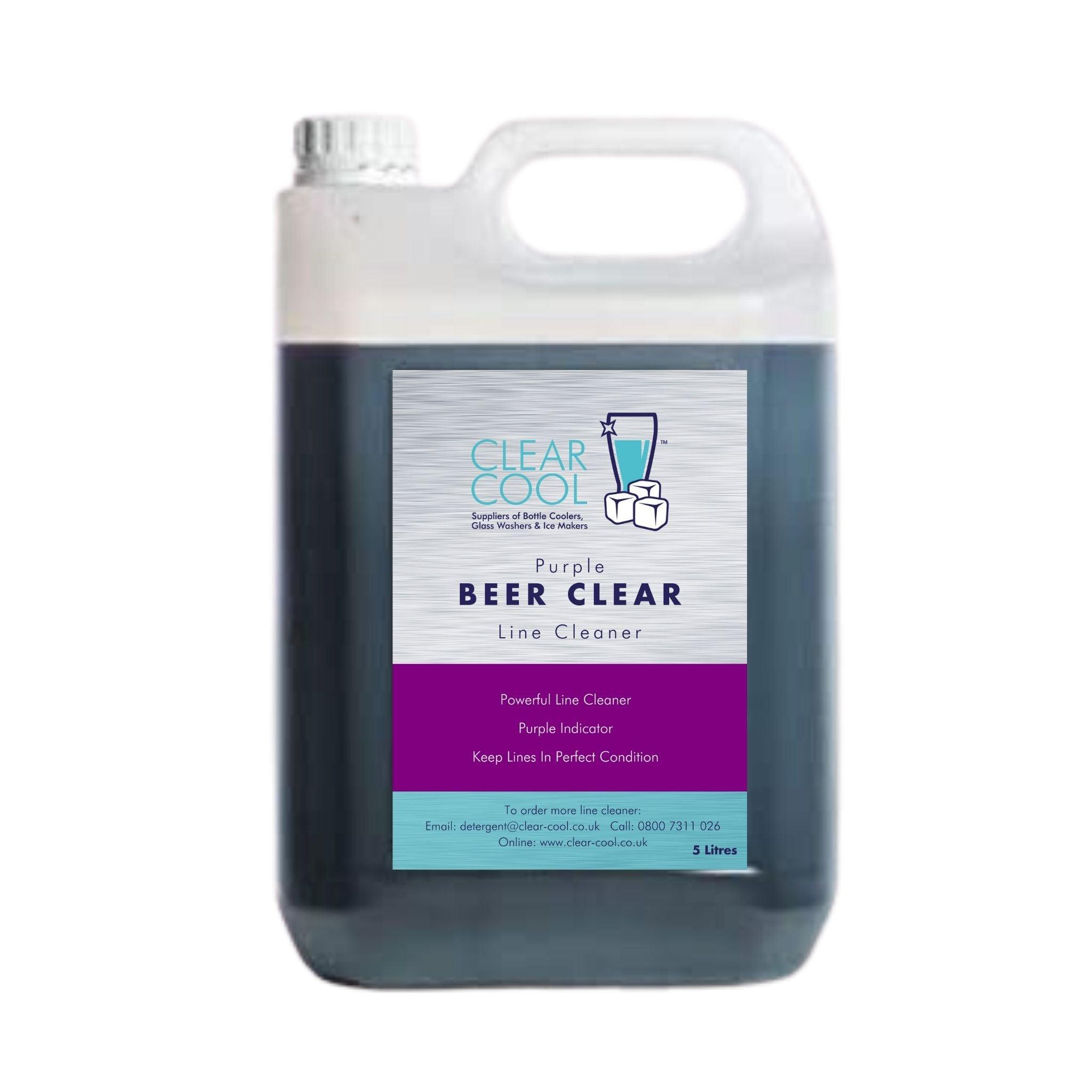 Beer Clear Purple Line Cleaner - Pack of 4 - Clear Cool
