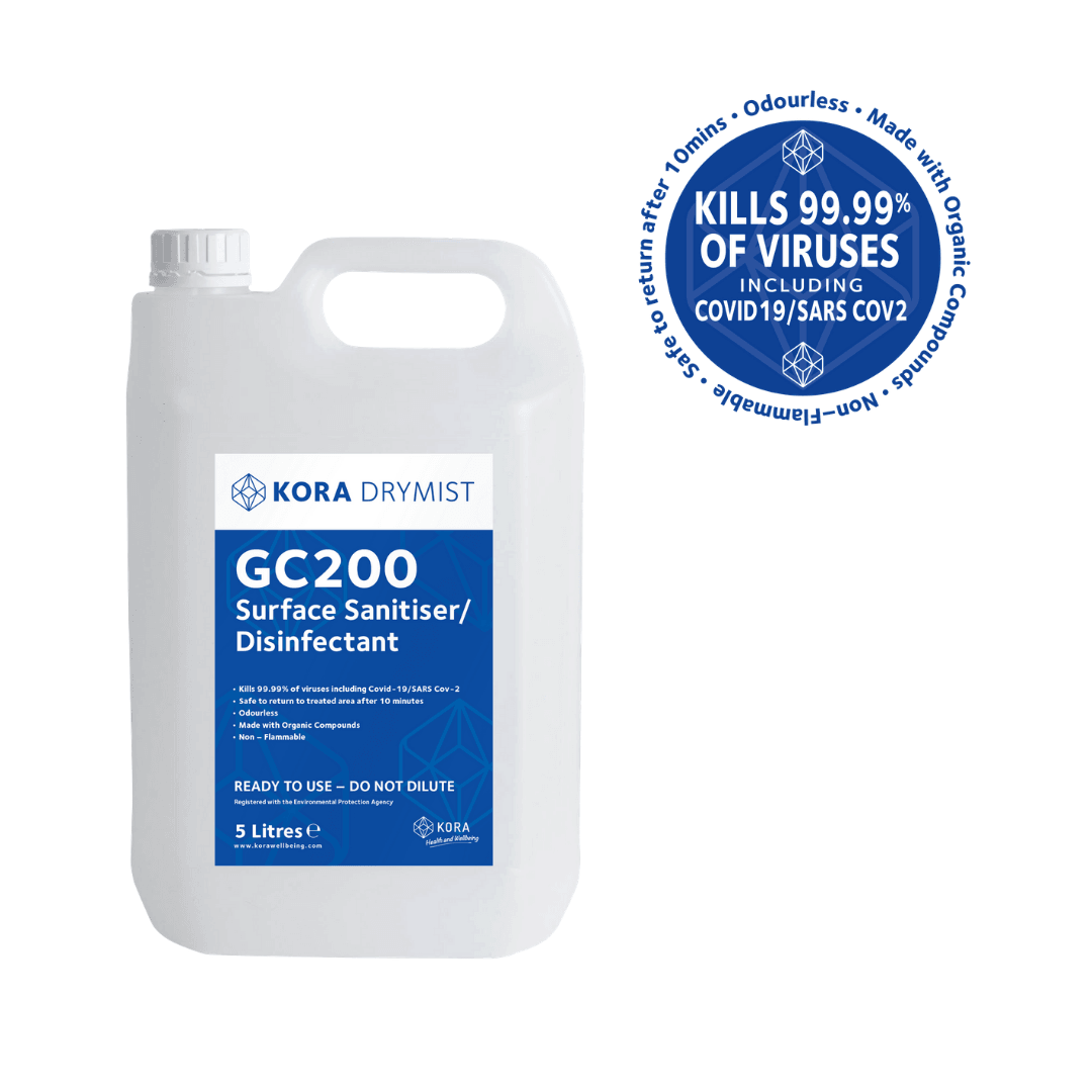 KORA DRYMIST GC200 Sanitising Solution - Clear Cool